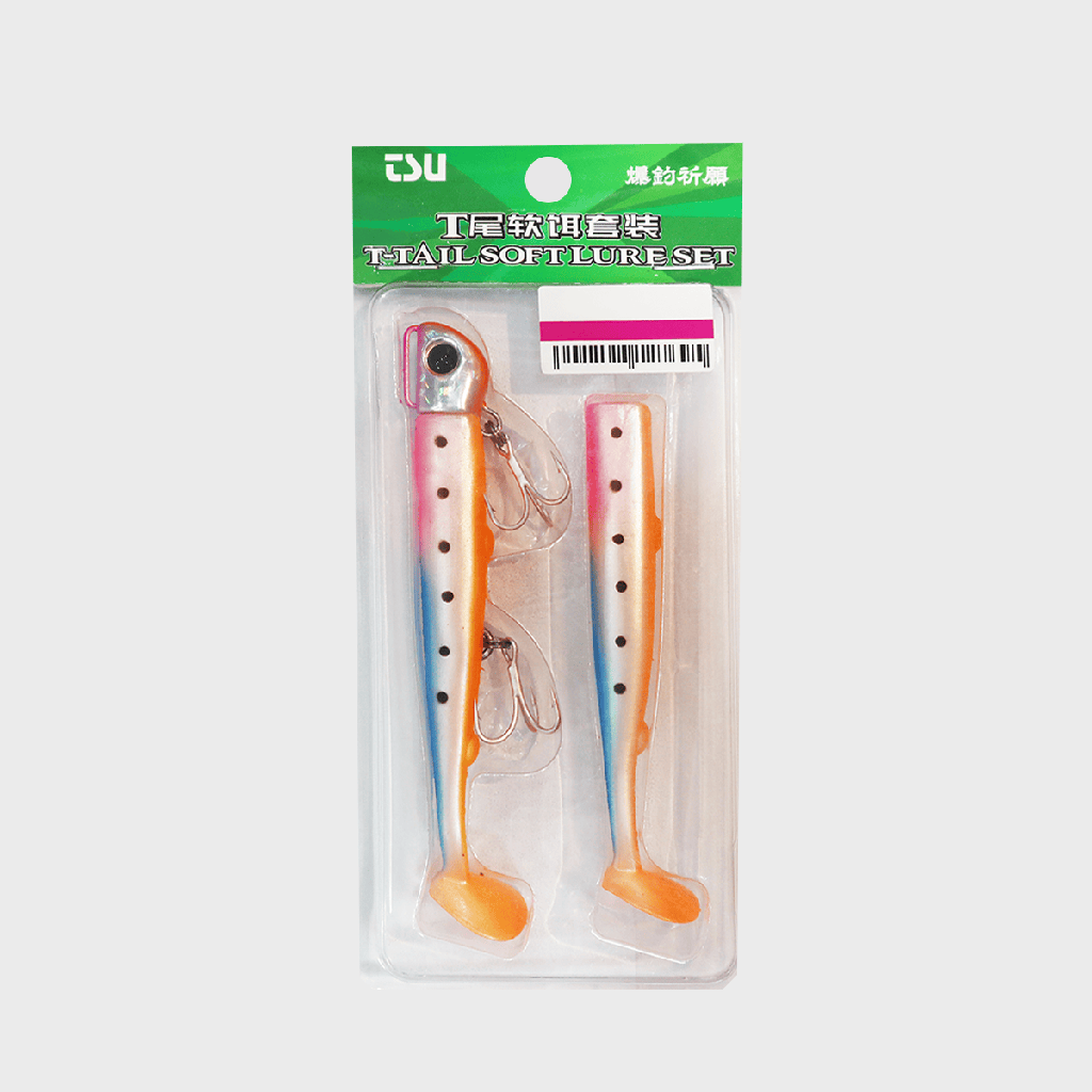 Vinilo Tsurinoya T - Tail Soft Lure Set - J 35g 11 Cm