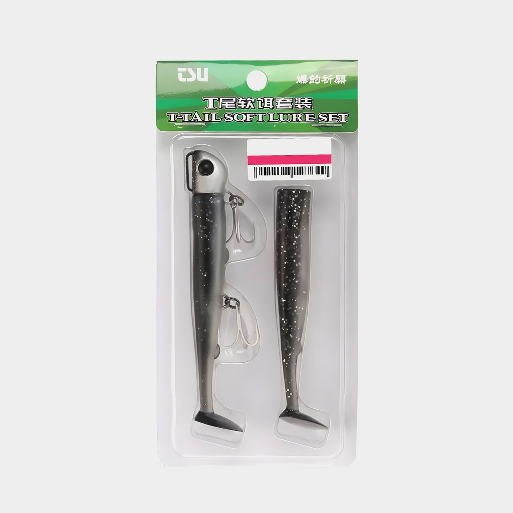 Vinilo Tsurinoya T - Tail Soft Lure Set 35 - N G X 11 Cm
