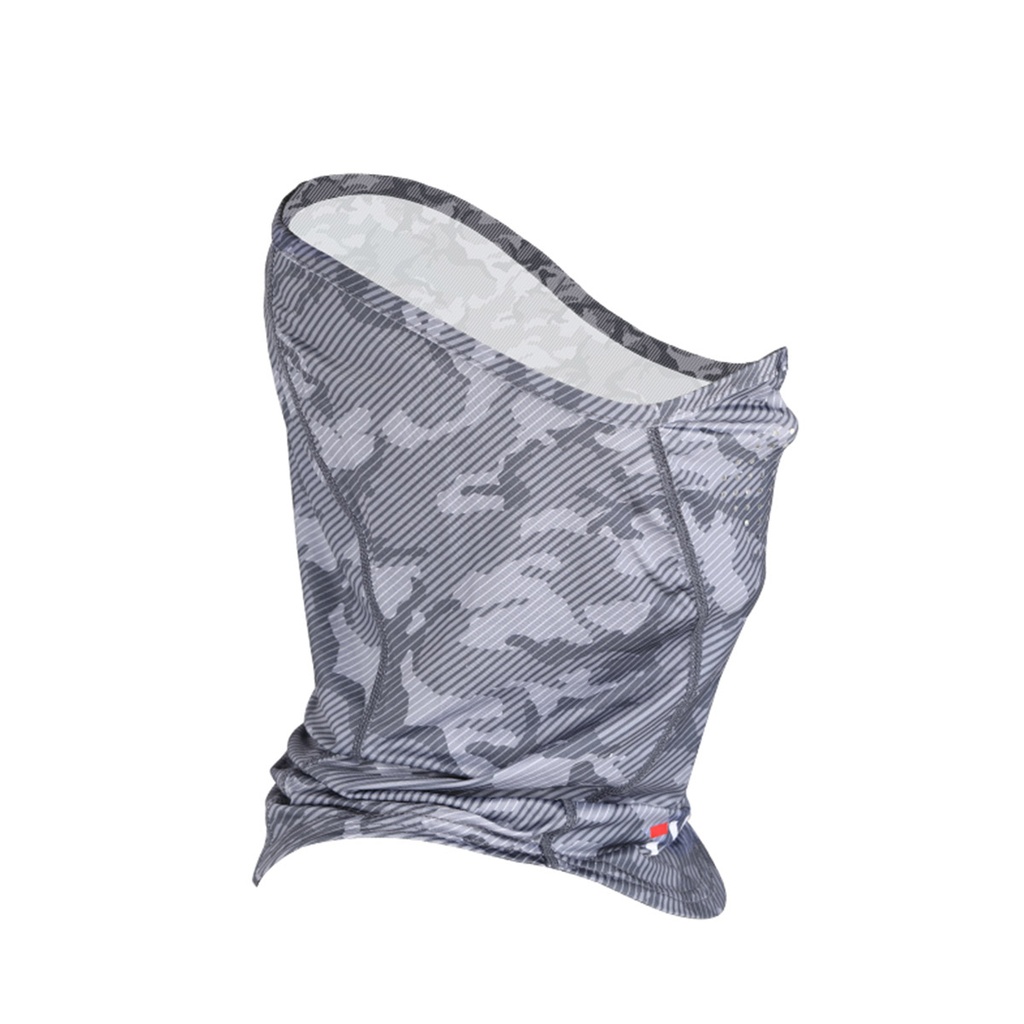 Bandana Tsurinoya Sun Protection Neck Uv / Gray Camouflage