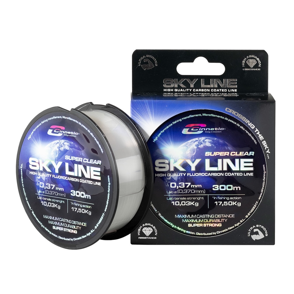 Monofilamento Cinnetic Sky Line Clear 300M - 0.33mm