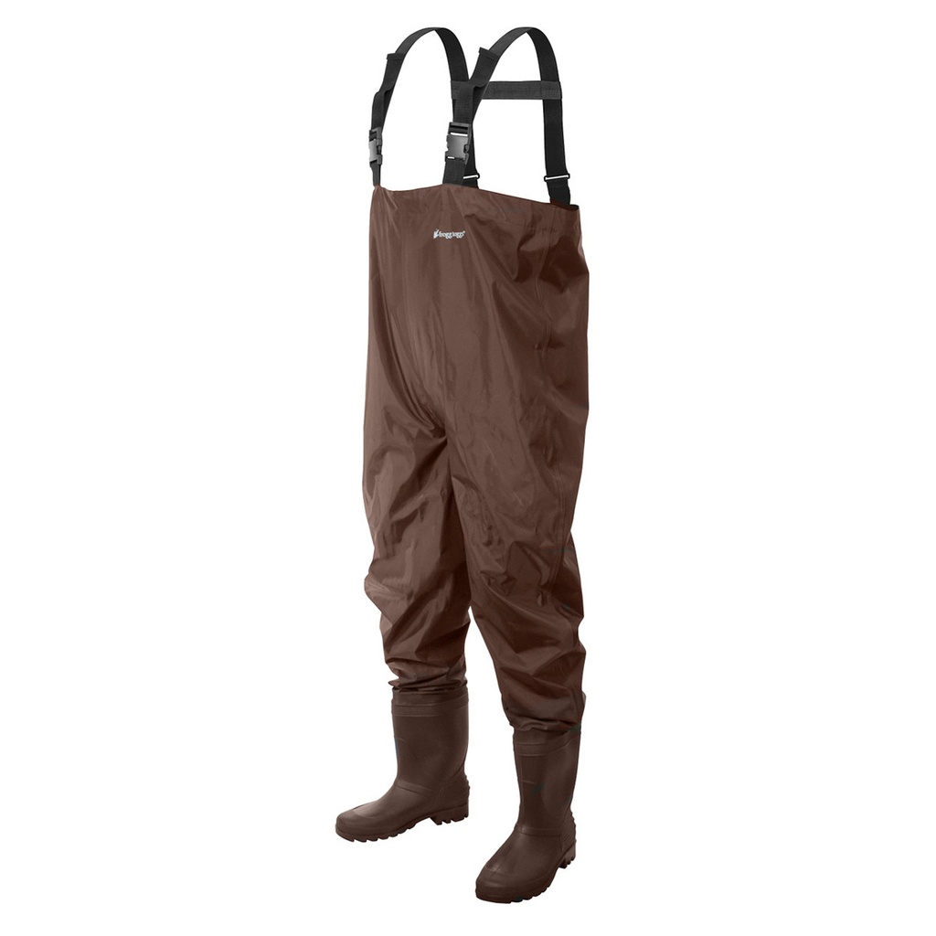 Wader Froggtoggs Rana Pvc Lug Chest - Brown Size 8