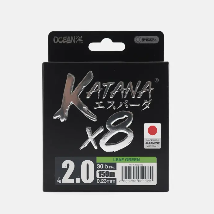 Multifilamento Ocean Katana 8X - Leaf Green - 0.23mm - 150M