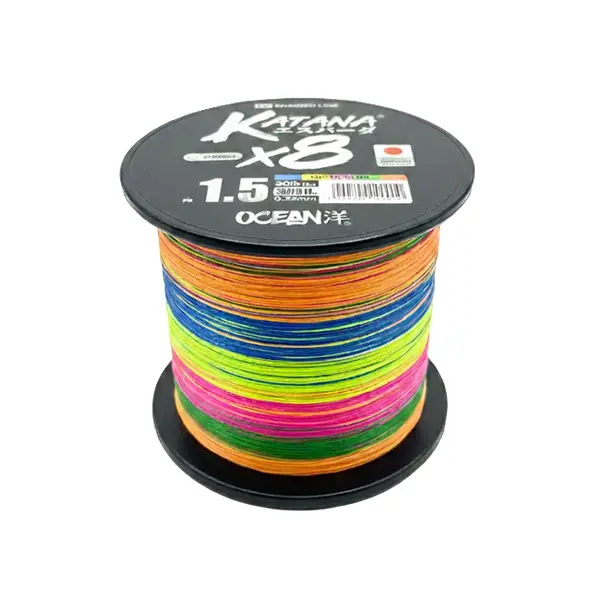 Multifilamento Ocean Katana 8X - Multicolor - 0.20mm - 3000M