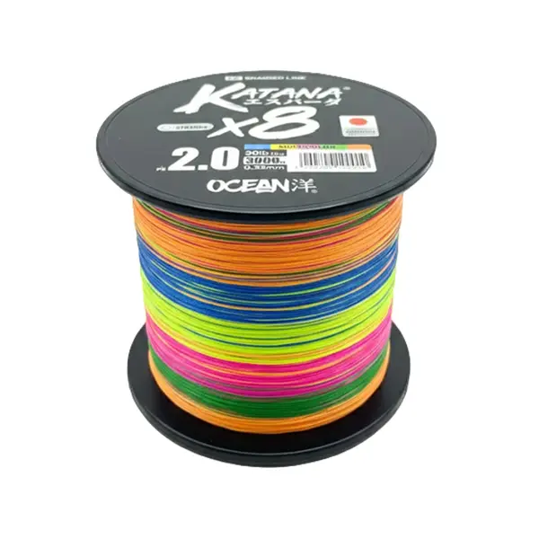 Multifilamento Ocean Katana 8X - Multicolor - 0.23mm - 3000M