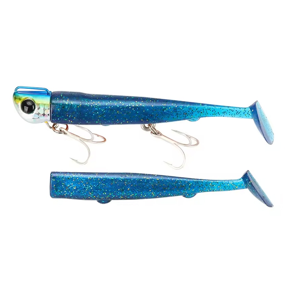 Vinilo Tsurinoya T - Tail Soft Lure Set - B 45g X 11.5Cm