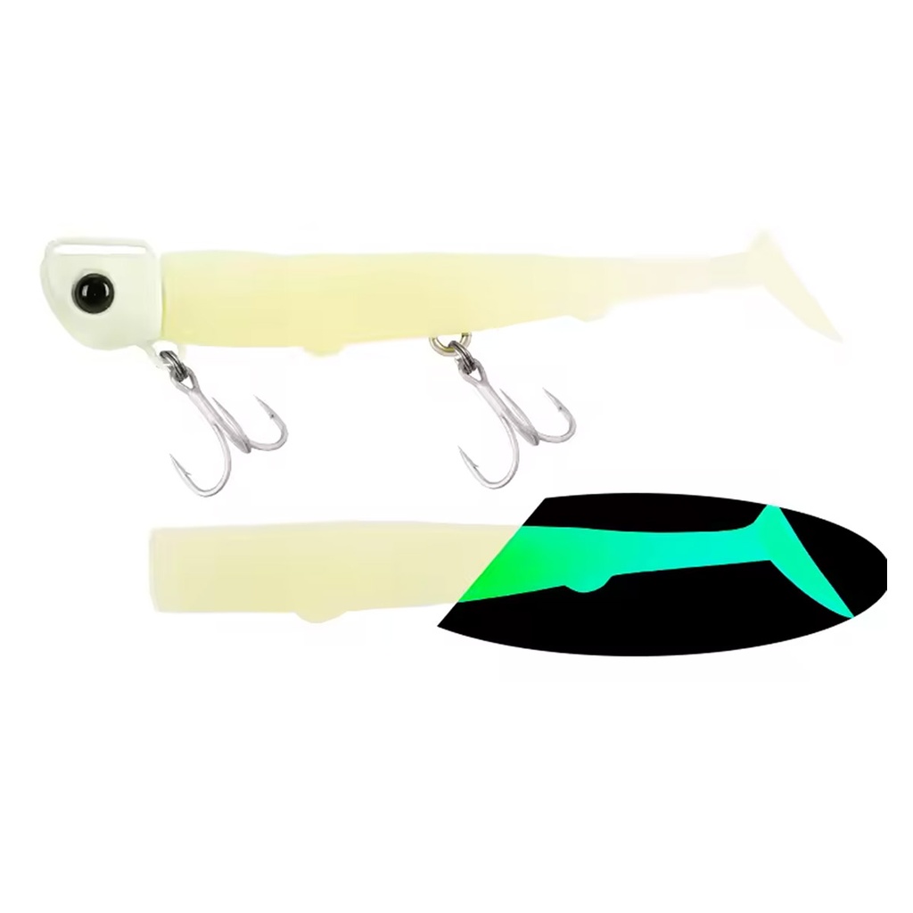 Vinilo Tsurinoya T - Tail Soft Lure Set - H 45g X 11.5Cm