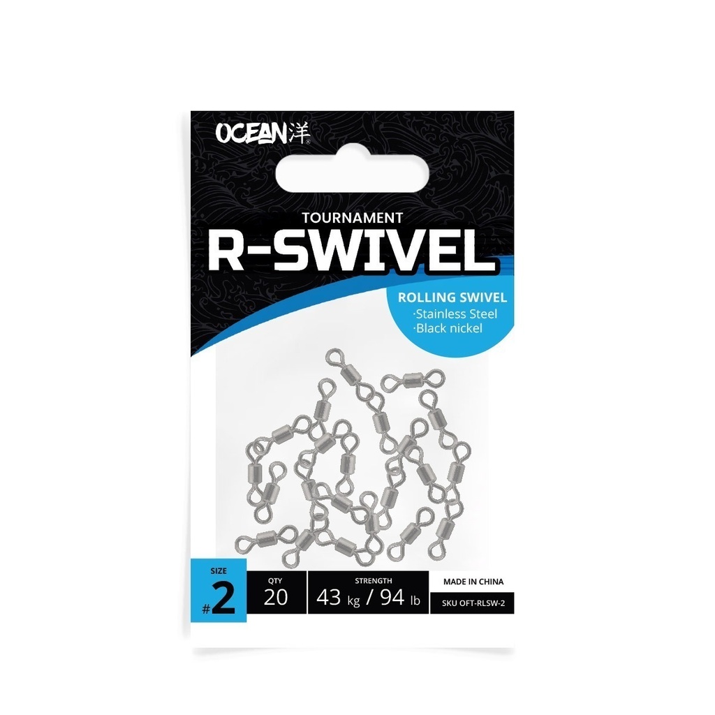 Sacavueltas Ocean Rolling #2 X 20 uds / Black Nickel