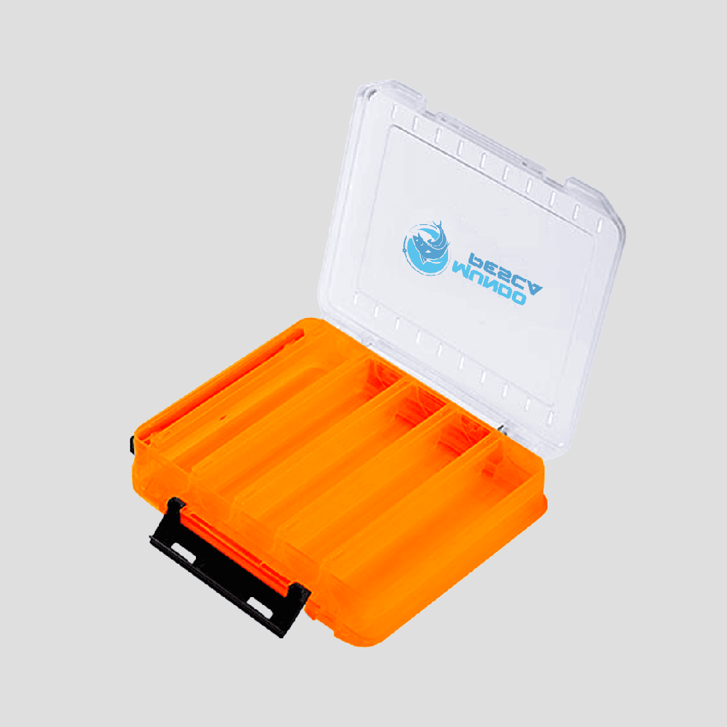 Caja Señuelera Mundo Pesca M Double Side - 10 Pcs / Orange