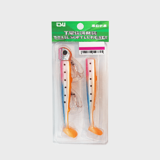 [TSU-SET-J] Vinilo Tsurinoya T - Tail Soft Lure Set - J 35g 11 Cm