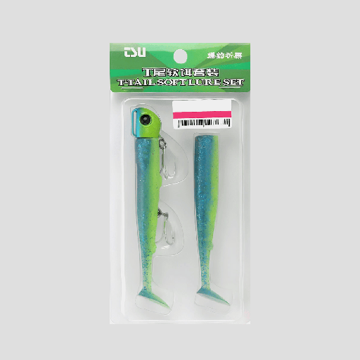 [TSU-SET-Q] Vinilo Tsurinoya T - Tail Soft Lure Set - Q 35g X 11 Cm