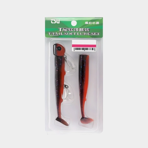 [TSU-SET-O] Vinilo Tsurinoya T - Tail Soft Lure Set - O 35g X 11 Cm