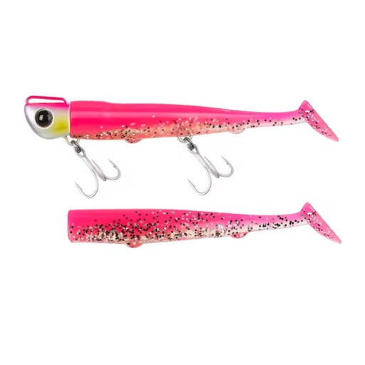 [TSU-SET-45-G] Vinilo Tsurinoya T - Tail Soft Lure Set - G 45g X 11.5Cm
